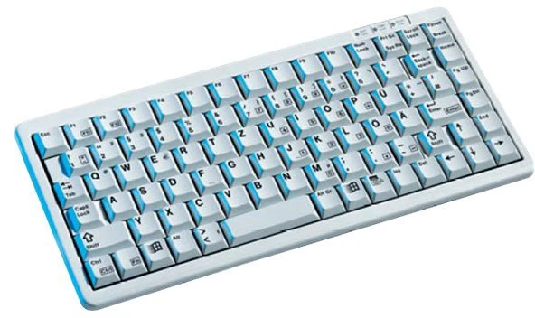 Klaviatūra CHR CHERRY G84-4100 COMPACT KEYBOAR - US LAYOUT Baltas
