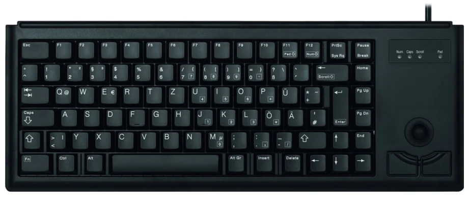 Klaviatūra Cherry USB G84-4400 juoda (G84-4400LUBBE-2)