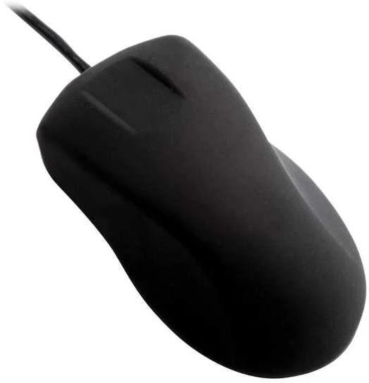 Cherry Pelė AK-PMH1 Juodas USB DE.su laidu.2-Tasten