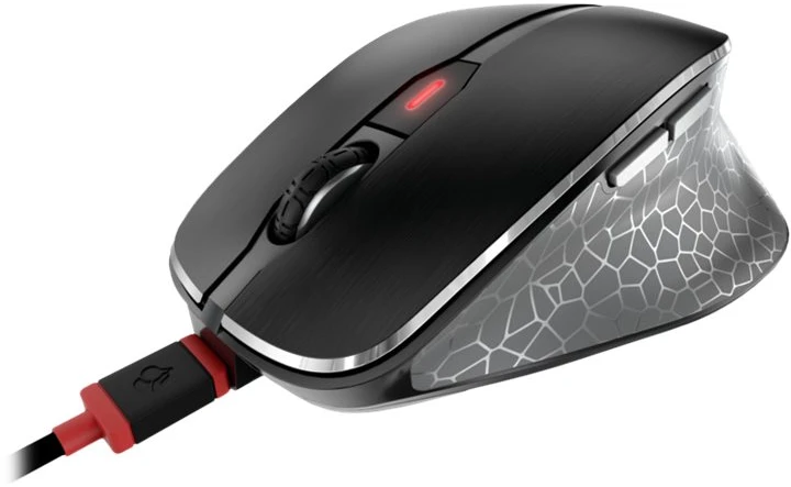 CHERRY MW 8C ERGO - Pelė - 2.4 GHz, Bluetooth 4.0 - Juodas