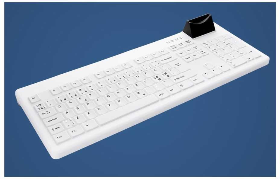 Contour Active Key Med klaviatūra AK-C8200F SmartCard pilno dydžio, juoda ir balta