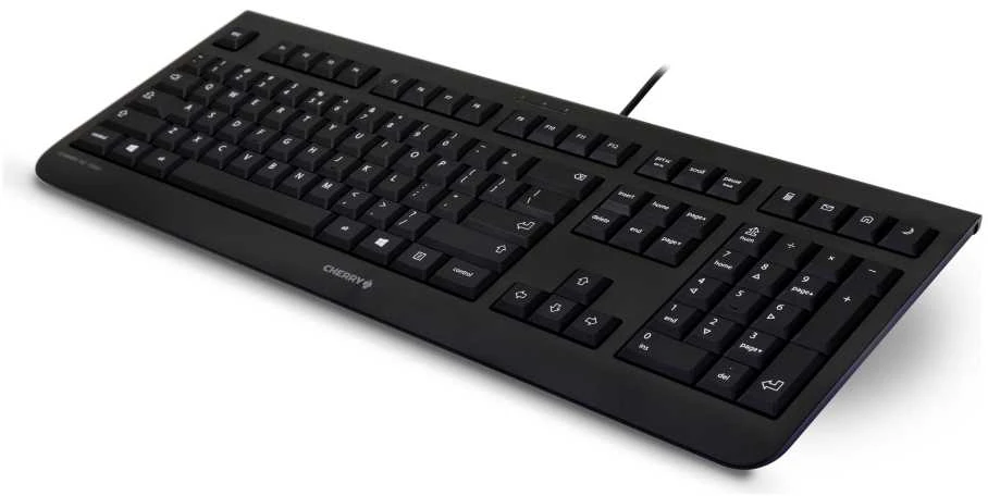 CHERRY JK-8500 klaviatūra USB QWERTY Anglų Juoda
