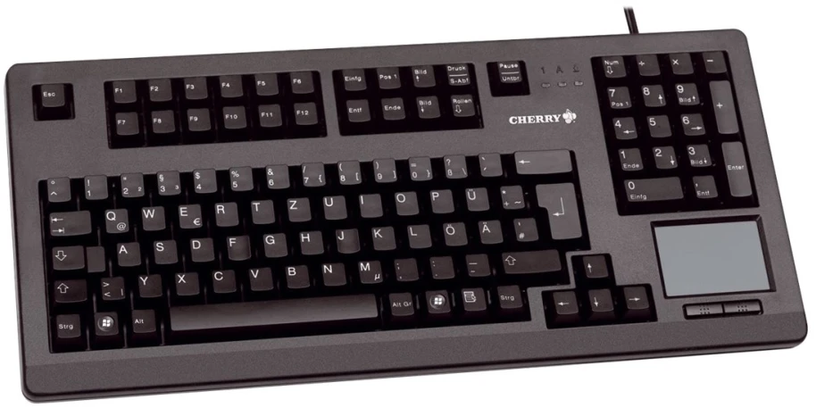 CHERRY TOUCHBOARD Juodas/Klaviatūra USB FRENCH