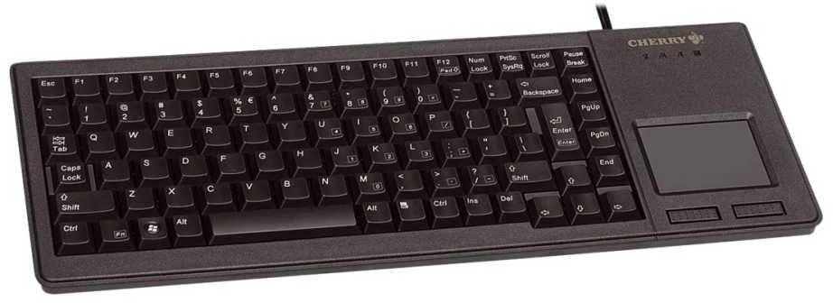 CHERRY XS Touchpad klaviatūra USB QWERTY Anglų (JAV) Juoda