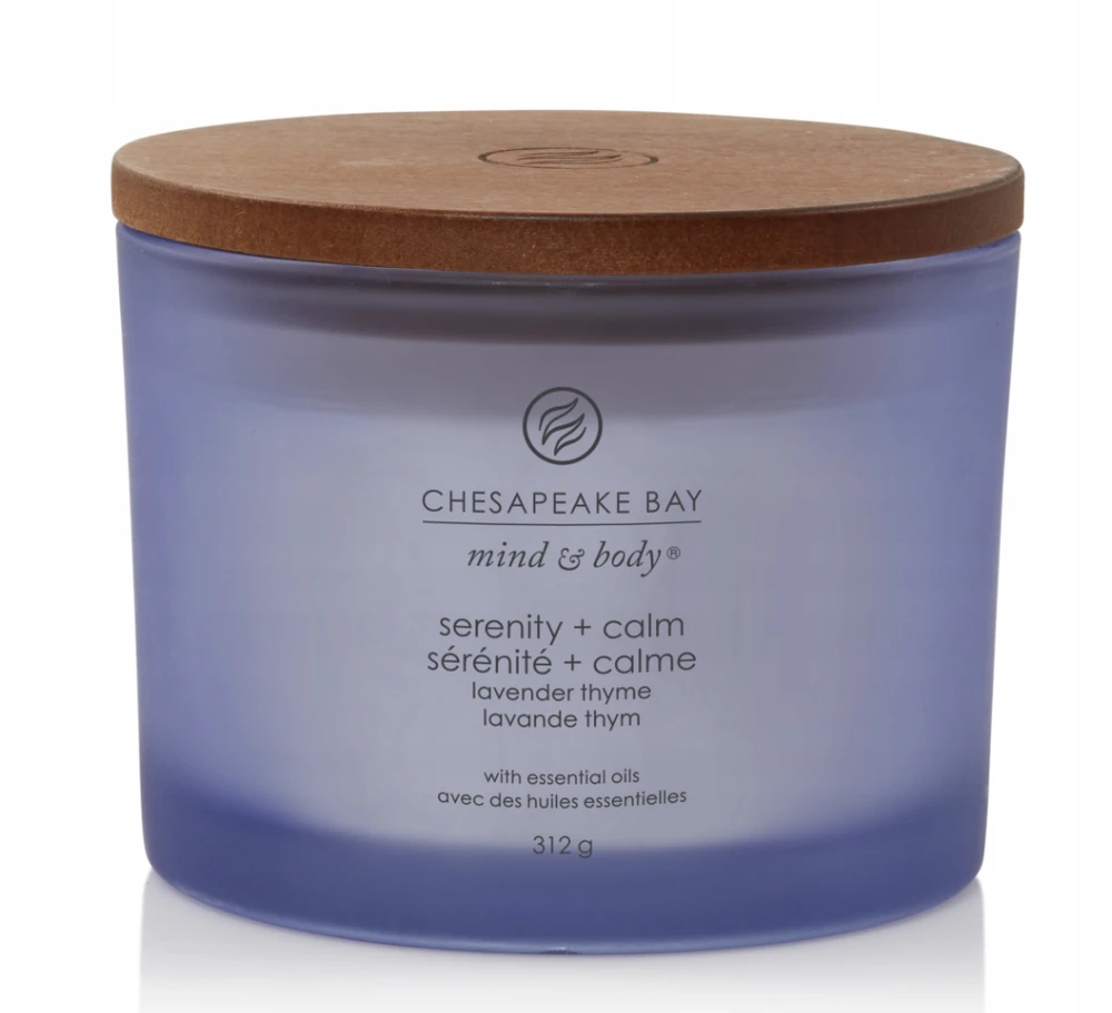 Chesapeake Bay Candle 3 dagčių žvakė – Serenity & Calm (Lavender Thyme)