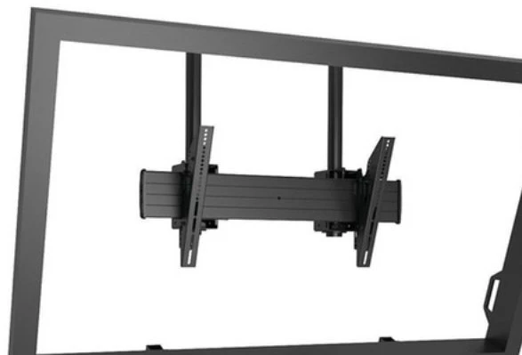 Laikiklis TOA Chief Fusion X-Large Dual Pole Ceiling TV Mount For Displays 55-100'' Juodas Montavimo komplektas (tvirtinimo bėgelis, 2 jungiamieji spaustukai, 2 galinės dangtelės, 2 array galvutės) televizoriui plokščiam juoda Ekrano dydis: 152.4-228.6 cm (60''-90) XCM7000