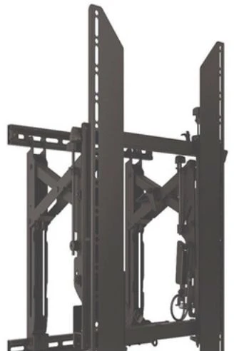 Laikiklis Eaton Chief ConnexSys Portrait Video Wall Mount With Rails For Displays 40-80'' Juodas tvirtinimo komplektas (tvirtinimas, sieninės bėgiai) vaizdo ekranui juoda Ekrano dydis: 101,6–203,2 cm (40''-80'') atraminis kanalas
