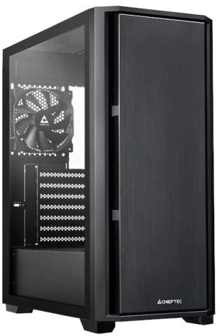 Chieftec AS-02B-TG-OP kompiuterio korpusas Midi Tower Juodas