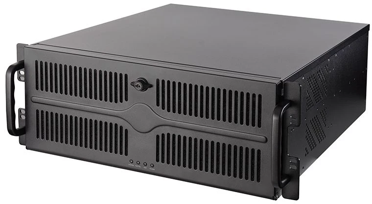 Chieftec UNC-409S-AIO-OP 19" 4U serverio korpusas E-ATX, juodas, be maitinimo bloko
