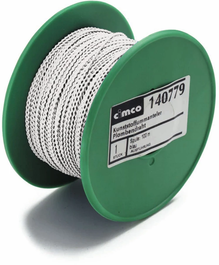 Cimco 140779, baltas, 0,6 mm, 100 m