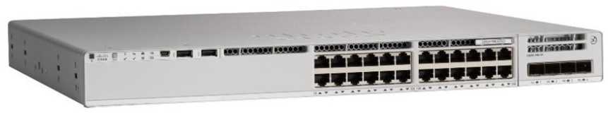 Šakotuvas Cisco CATALYST 9300X 12X25G FIBER - PORTS MODULAR UPLINK SWITCH