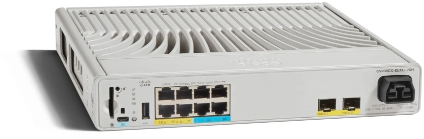 Šakotuvas Cisco Port „CATALYST 9000“ kompaktiškas komutatorius – 8 prievadų „UPOE“ su 4XMGIG240WE