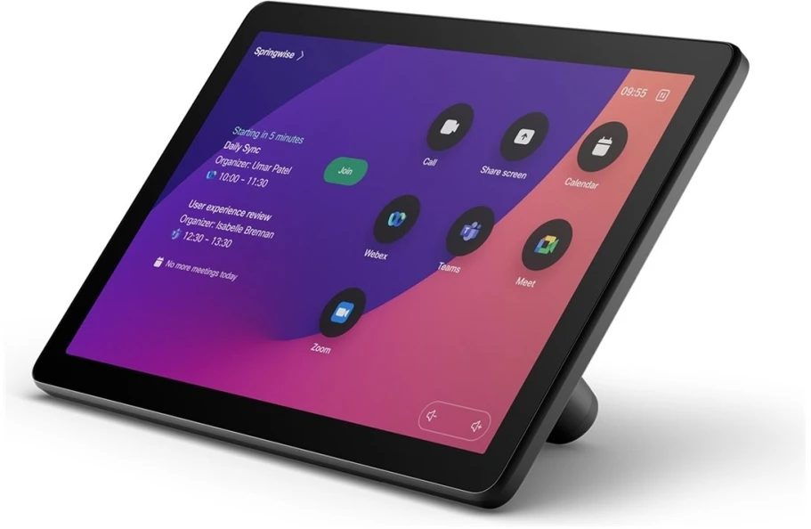 Terminal sieciowy Cisco Webex Room Navigator - Table stand version - Zdalne sterowanie systemem wideokonferencyjnym - Wyświetlacz - LCD - 25.7 cm (10.1'') - Przewód - Carbon Juodas (CS-T10-TS-C-K9=)