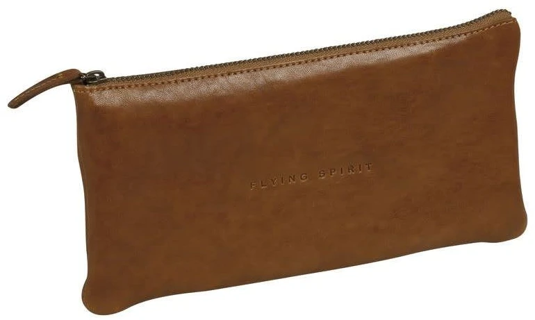 Penalas Clairefontaine Flying Spirit Skórzany piórnik Płaski Koniak 22x11cm