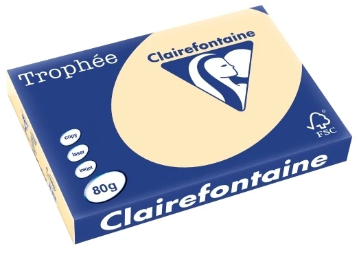 Clairefontaine Trophée A3 spausdinimo popierius 1253 80 g/m², kreminis, 500 lapų