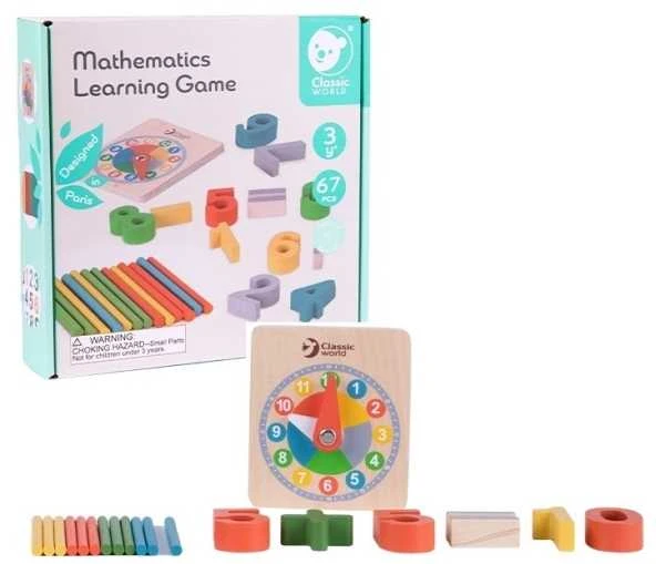 ClassicWorld Klasikinio pasaulio matematinių žaidimų numeriai Montessori 67 EL.