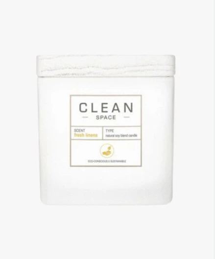 „Clean Space Fresh Linens“ kvapioji žvakė, 227 g