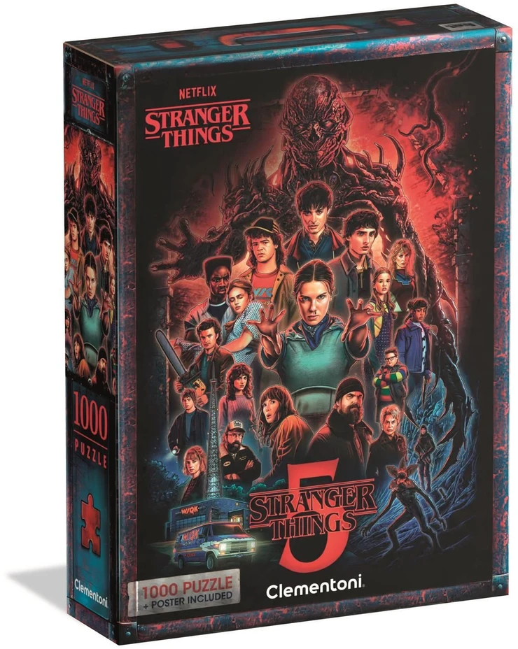 Dėlionė Clementoni Stranger Things, 40 cm x 30 cm, 1000 vnt.