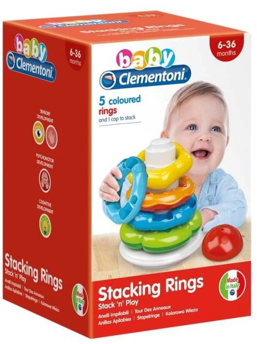 Piramidė Clementoni Baby Spalvingas bokštas