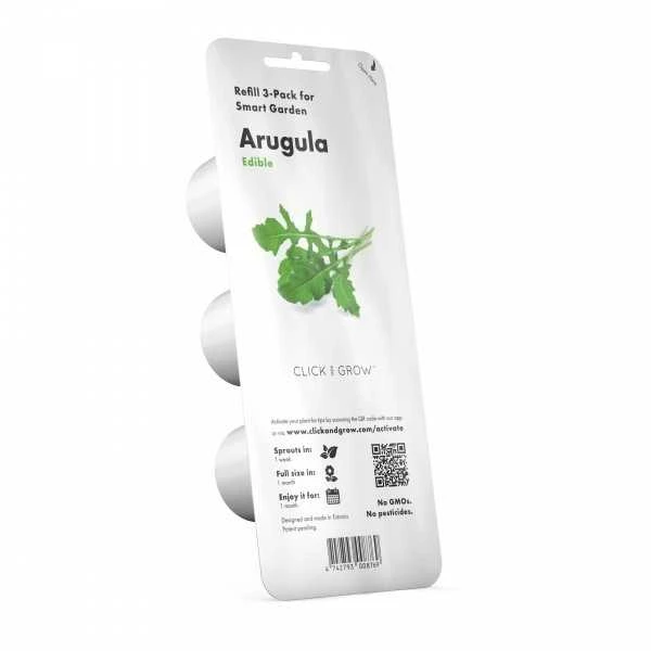 Click & Grow sėklos išmaniajam vazonui - Lapinės garstyčios (SGR19X3) 3vnt.