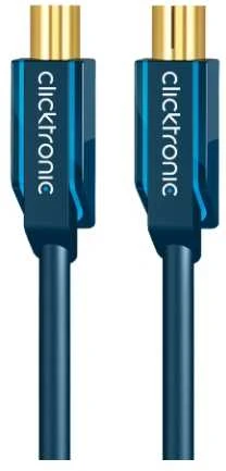CLICKTRONIC IEC TV jungtis, 2m antenos laidas