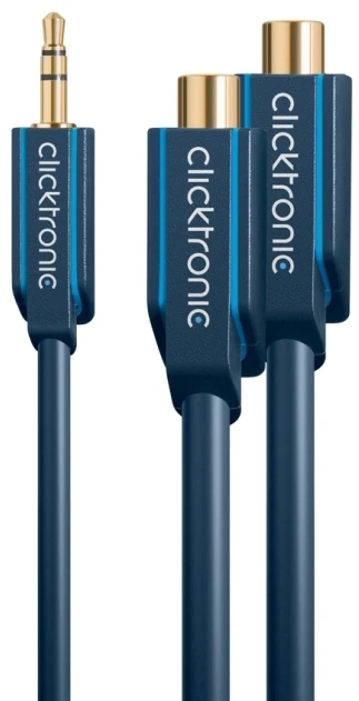 CLICKTRONIC Adapteris 3,5 mm lizdo kištukas - 2xRCA