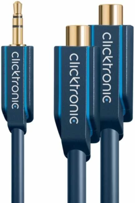 CLICKTRONIC Adapteris 3,5 mm lizdo kištukas - 2xRCA