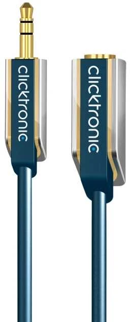 Kabelis Clicktronic Jack 3.5mm - Jack 3.5mm 5m tamsiai mėlyna (RB70489)