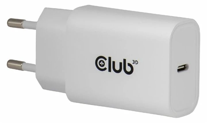 Įkroviklis Club 3D Club3D Lifestyle Ladegerät USB-C 30Watt, 2Stk baltas retail