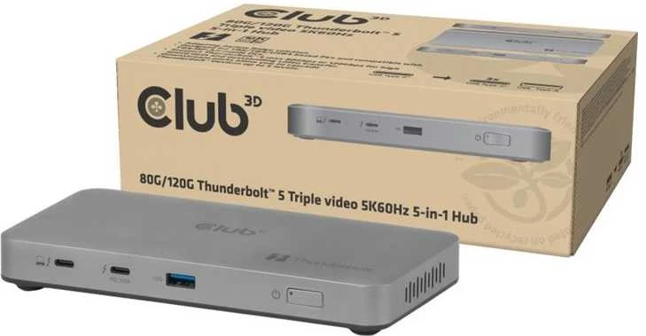 Šakotuvas „Club 3D“ stotis / replikatorius CLUB3D CSV-2563 šakotuvai ir koncentratoriai