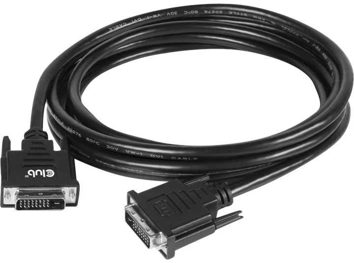 DVI-D laidas Club 3D 3m juodas