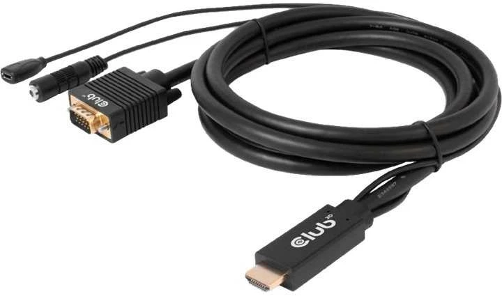 Club 3D HDMI į VGA laidas su garso jungtimi