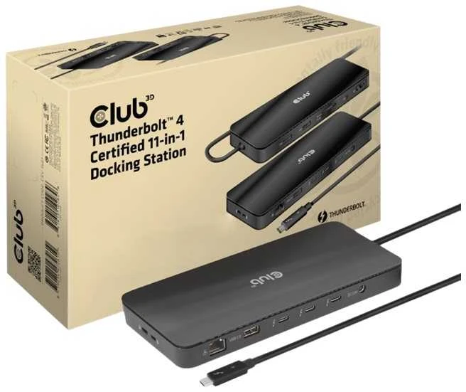 CLUB 3D Thunderbolt TM 4 sertifikuotas DS