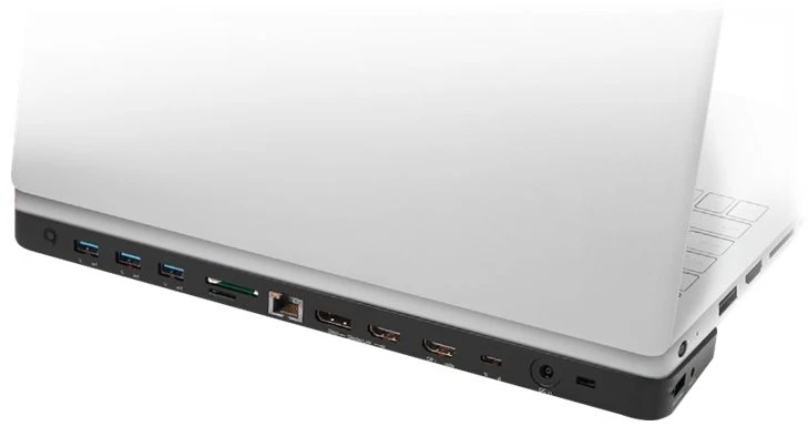 Club 3D USB Gen1 Type-C Triple Ekranas DP Alt Mode PD Docking Station 120W