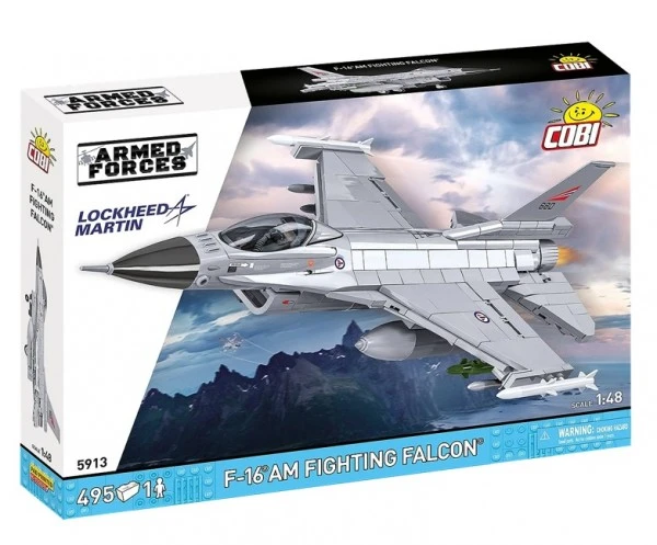 Cobi Klocki F-16am „Fighting Falcon“ statybiniai blokeliai, 495 dalys