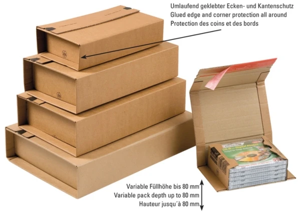 Papkasser colompac cp20.12 325x250 mm ruda