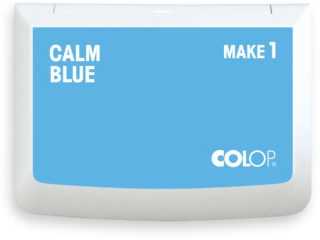 Colop PAGALVĖLĖ ANTSPAUDŽIAMS 90x50mm COLOP MAKE1 155132 CALM Mėlynas/Dangaus mėlyna