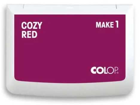 Colop PODUSZKA DO STEMPLI 90x50mm COLOP MAKE1 155114 COZY Raudonas/FUKSJA