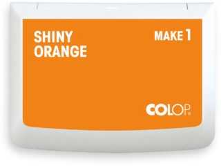 Colop PODUSZKA DO STEMPLI 90x50mm COLOP MAKE1 155116 SHINY Oranžinis/Słoneczny Oranžinė