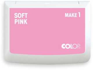 Colop PODUSZKA DO STEMPLI 90x50mm COLOP MAKE1 155118 SOFT Rožinis/PUDROWY RÓŻ