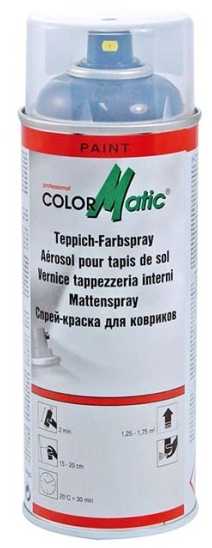 „ColorMatic“ tekstilinis purškiklis kilimėliams, juodas, 400 ml.