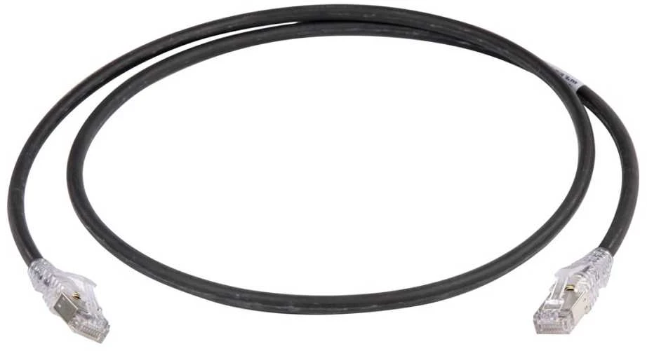 „CommScope NPC6ASZDB-BK“, 2 m, Cat6a, S/FTP (S-STP), RJ-45, RJ-45, juodas
