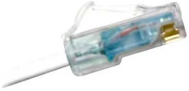 COMMSCOPE 6A kategorijos U/UTP jungiamasis kabelis, Mino6A plonas, 4,95 mm skersmens, ilgis: 0,3 m, spalva: balta su LSZH apvalkalu