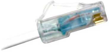COMMSCOPE 6A kategorijos U/UTP jungiamasis kabelis, Mino6A plonas, 4,95 mm skersmens, 3 m ilgio, balta spalva su LSZH apvalkalu.