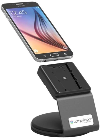 Compulocks Maclocks Maclocks SlideDock saugos stovas išmaniesiems telefonams ir planšetiniams kompiuteriams Bendrijoje 124; Juodas® 124; 199BSLLDDCKB - 199BSLLDDCKB