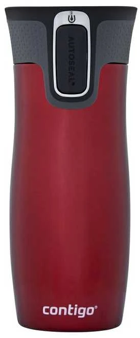 Termopuodelis Contigo West Loop Raudona 2095849, 470 ml, raudonas