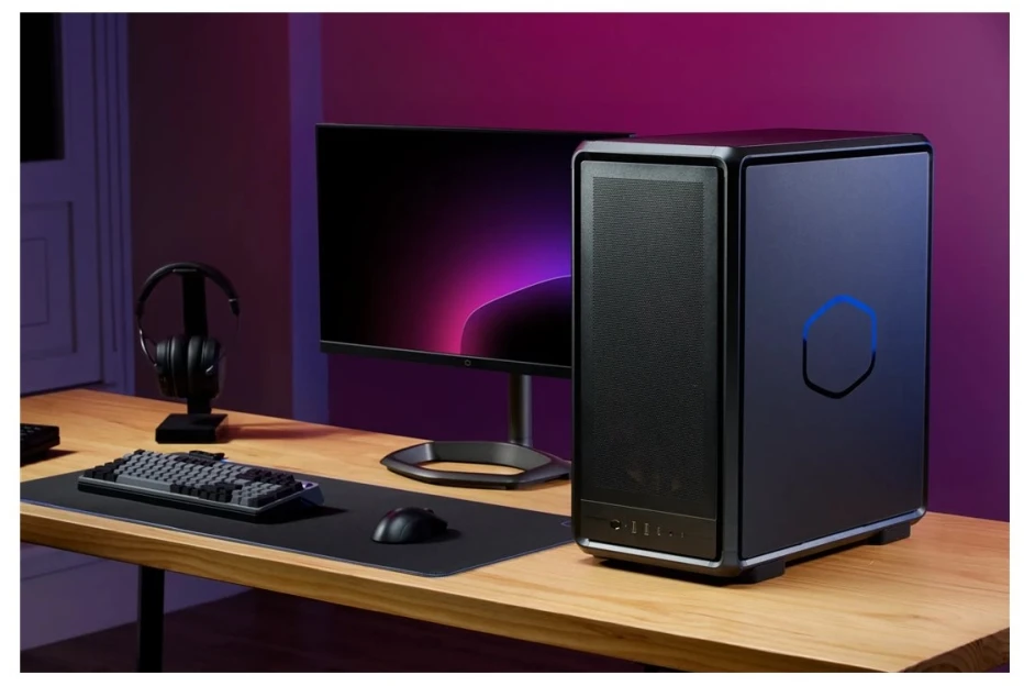 „Cooler Master MasterFrame 500 Mesh ARGB“ korpusas, Midi bokštas, E-ATX, grūdintas stiklas - juodas