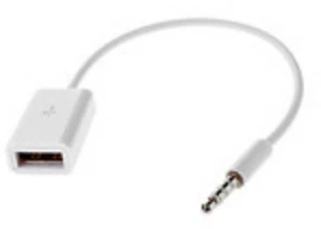 MicroConnect Kabelis USB MicroMobile USB-A - mini lizdas 3,5 mm Baltas (AUDUSBF)