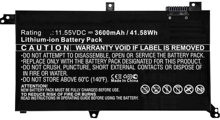Bateria CoreParts Nešiojamas kompiuteris Baterija for Asus