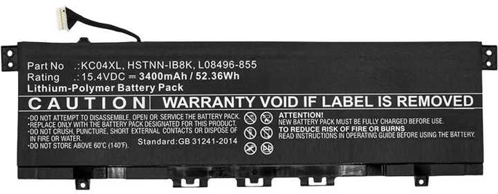 „CoreParts“, skirtas HP 50,16 Wh ličio polimerų 15,4 V akumuliatoriui – pakaitalas